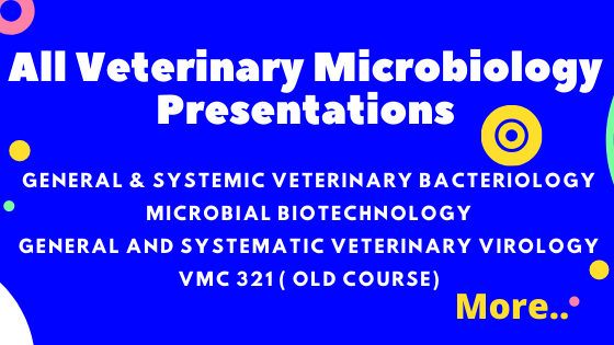 All Veterinary Microbiology Presentations
