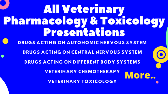 All Veterinary Pharmacology & Toxicology Presentations