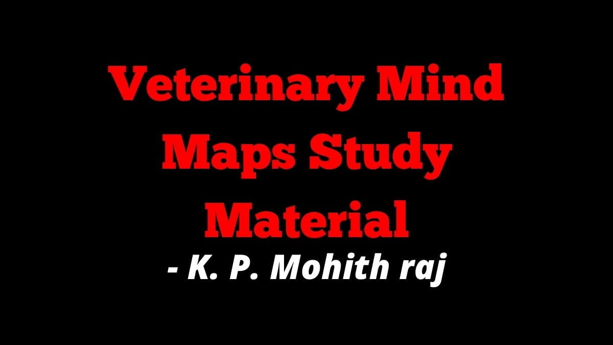veterinary mind maps