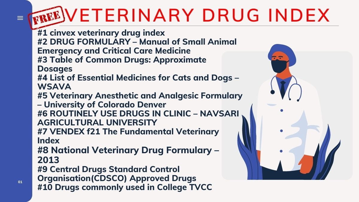Veterinary Drug INDEX