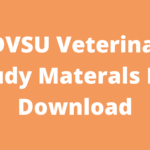 NDVSU Veterinary Study Materals Pdf Download • NDVSU Veterinary Study Materals Pdf Download